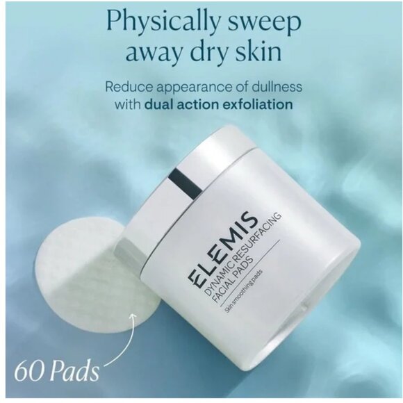 ELEMIS Dynamic Resurfacing Facial Pads 60 Skin Refining Pads NEW/Sealed - Picture 2 of 4